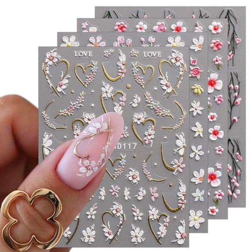 Jmeowio fiori goffrati - 3d,
