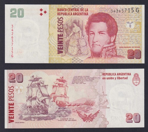 Banconota argentina pesos - 20,