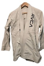 RVCA x Shoyoroll BJJ GI KIMONO ABITO BIANCO JIU JITJU UOMO TAGLIA LARGE 🔥 