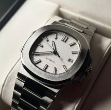 White Custom Watch 40mm