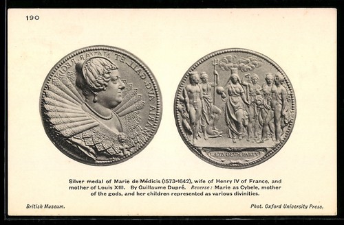 Medaglia argento maria de - medaglia,