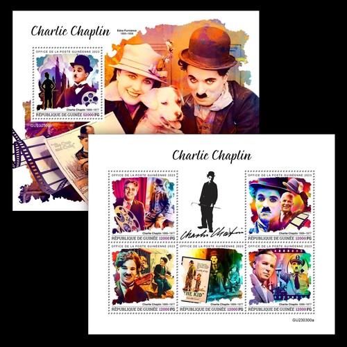 Francobolli charlie chaplin - francobolli,