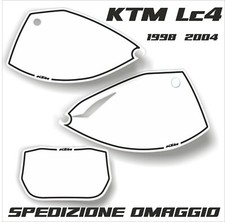 kit adesivi PORTANUMERI KTM LC