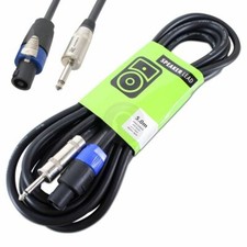 CAVO SPEAKON 2 POLI JACK 6,3 MM MONO 10 MT. casse amplificatore mixer