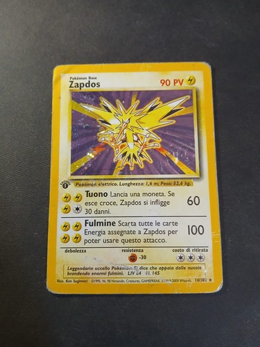 Carta pokemon zapdos - pokemon,
