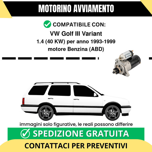 Motorino avviamento golf - avviamento,