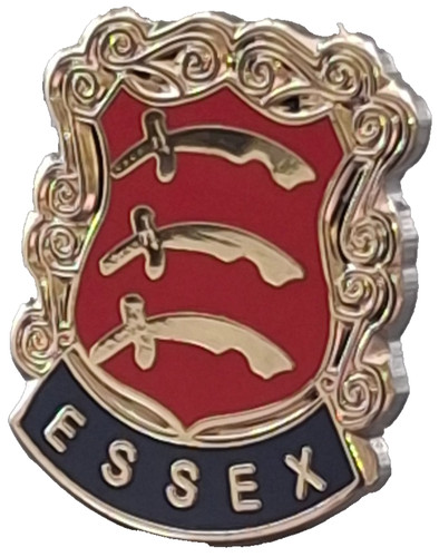 Essex county crest small pin - crest,