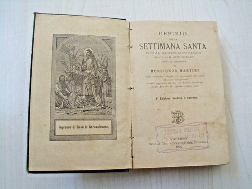 Antico libro libretto - ,