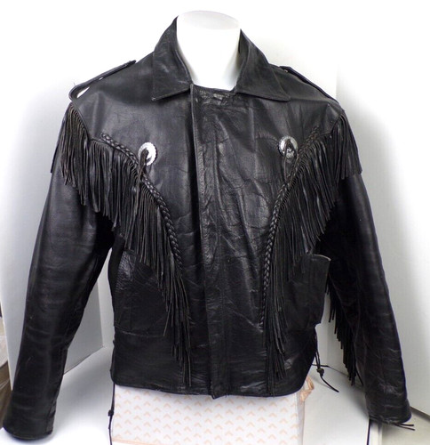 Giacca moto vintage - vintage, pelle