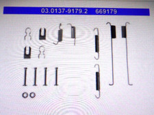 669179 ATE  KIT MOLLE GANASCE FRENO PUNTO PANDA 1111843   B5