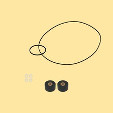 Cinghia rullo pressione = kit 1 per autoradio Pioneer KEH-6090 SDK