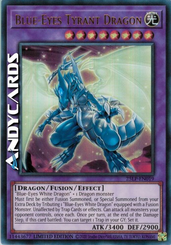 Blue eyes tyrant dragon - blue-eyes,
