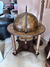 Mobile bar mappamondo vintage