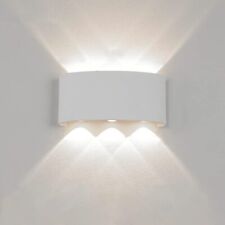 APPLIQUE LED ESTERNO DOPPIA LUCE IP65 A PARETE MURO 6W LAMPADA APPLIQUE 6 LED
