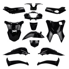 KIT CARENE CARENATURE PLASTICHE NERE HONDA SH 125 150 2017 - 2019