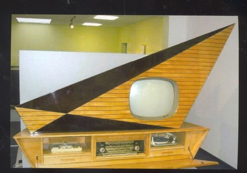Televisore moderno metà - televisore,