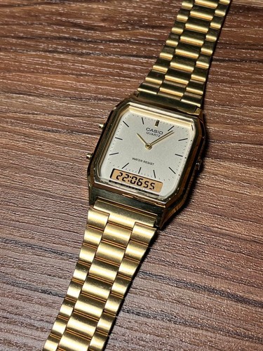 Casio 230 oro - aq-230,