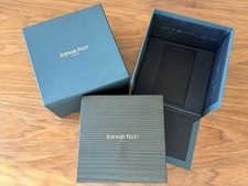 AUDEMARS PIGUET ROYAL OAK WATCH BOX & SCATOLA ESTERNA legno originale