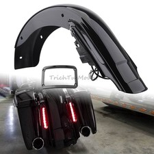 Parafango posteriore CVO esteso nero per Harley Road Glide FLTR 1998-2008
