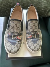 Gucci Mocassino Uomo Animal Wolf Slip On Made Italy Men 9+ IT43 originali