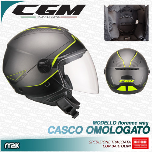 Casco jet 2021 - omologato, da