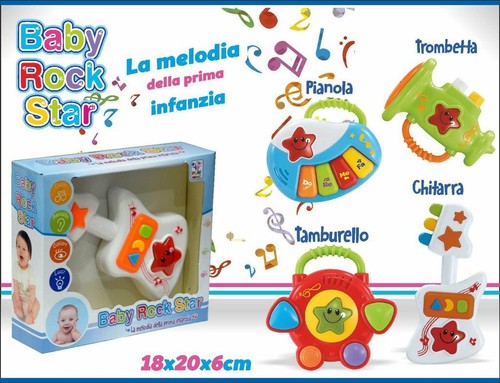 Baby rock star chitarra con - star,