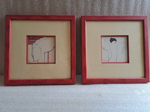 Paire cadres amedeo modigliani - amedeo,