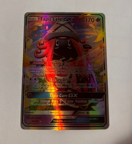 Carta pokemon tapu lele - pokemon,