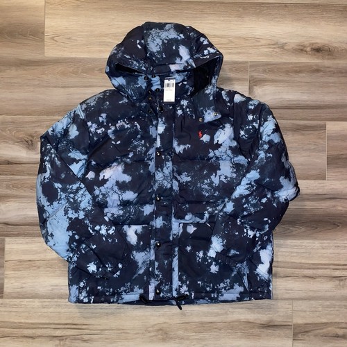 Polo ralph lauren tie - tie-dye, blu