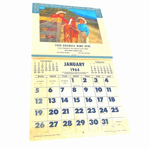 Calendario parete vintage - da,