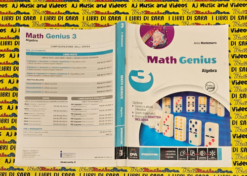 Book libro math genius - math,