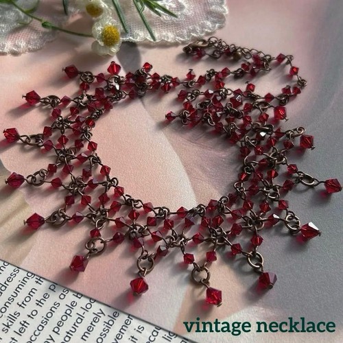 Collana vintage perline in - collana,