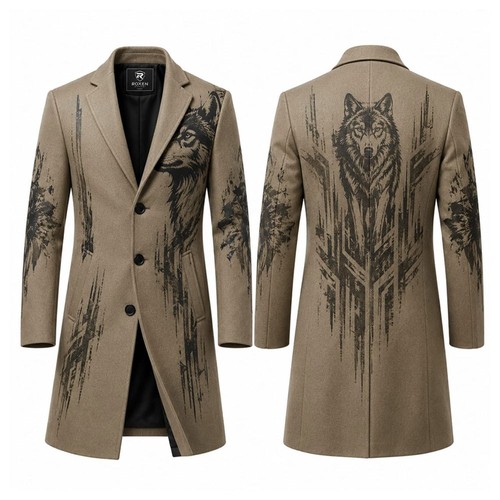 Trench cappotto uomo - , stampa
