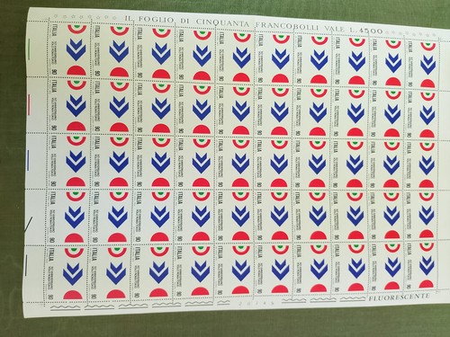 Foglio francobolli 90 - foglio, 50