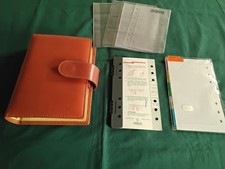 AGENDA IN PELLE AD ANELLI - NUOVA -