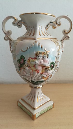 Vaso capodimonte anfora - vaso,