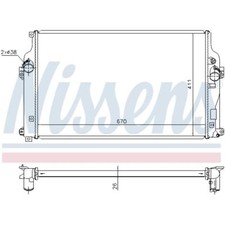 Radiatore Acqua per Toyota Rav