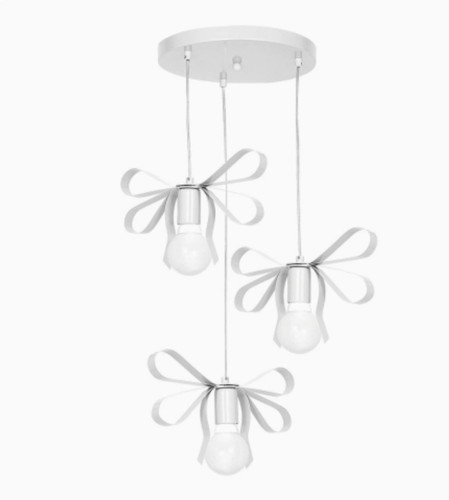 Lampadario bianco per bambini - bianco,
