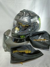 Casco Scorpion Fabio Quartararo Monster energy Motogp finitura opaca replica usato
