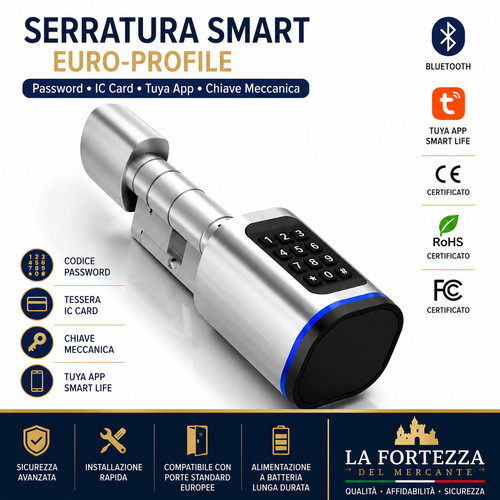 Cilindro serratura smart euro - smart,