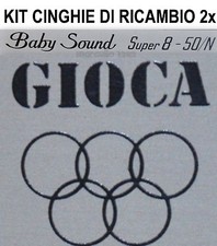 Kit cinghie ricambio 2 - cinghie,