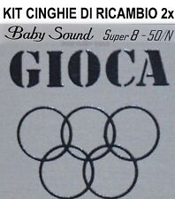 ★KIT CINGHIE DI RICAMBIO 2 x