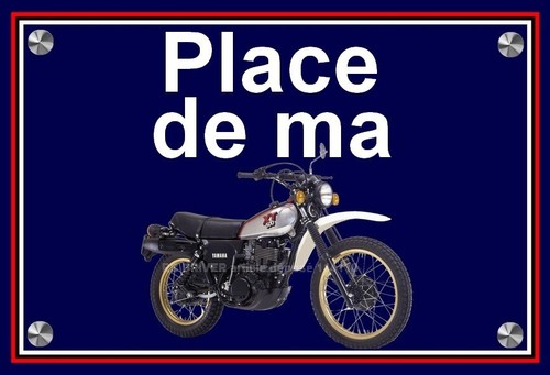 Plaque place ma yamaha - ",