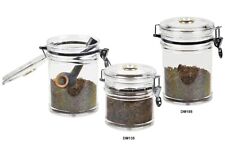 VASO PORTATABACCO HUMIDOR PIPA IN METACRILATO IGROMETRO 250/500gr LUBINSKI DM135