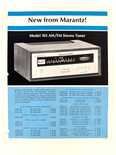 Sintonizzatore stereo marantz - stereo,