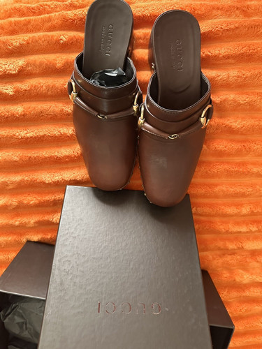 Gucci zoccoli pelle - , marrone