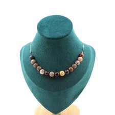 Collana 15 Perline Legno