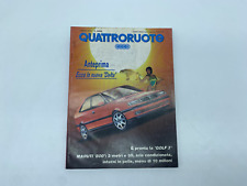 RIVISTA QUATTRORUOTE ANNATA 1991 LUGLIO- GIORNALE LIBRO