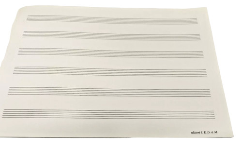 Quaderno musica pentagrammato - musica,