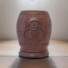 Vaso vintage in legno